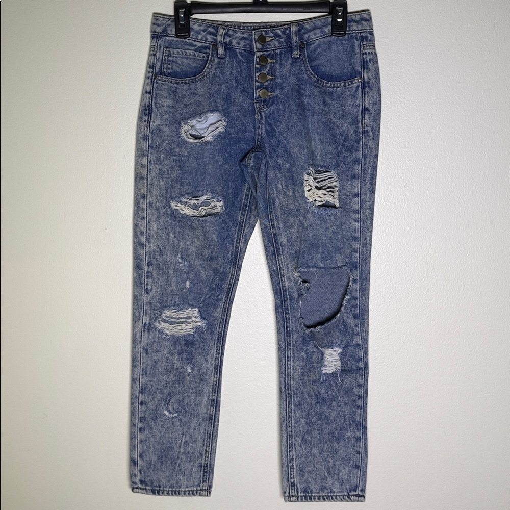 Refuge Acid Wash Jeans
